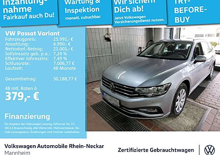 VW Passat Variant Volkswagen 2.0 TDI Business Navi Kamera LED
