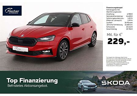 Skoda Fabia 1.0 TSI Monte Carlo DSG P-Dach/LED/NAV/RFK