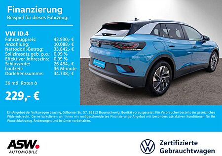 VW ID.4 Volkswagen Pro 4Motion Navi LED Wärmepumpe RFK HUD AHK