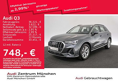 Audi Q3 45 TFSI qu. S tronic S line AHK/Virtual+/Kame