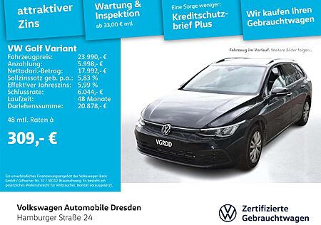 VW Golf Variant Volkswagen Golf VIII Variant Life 1.0 TSI LED TRAVEL KAMERA