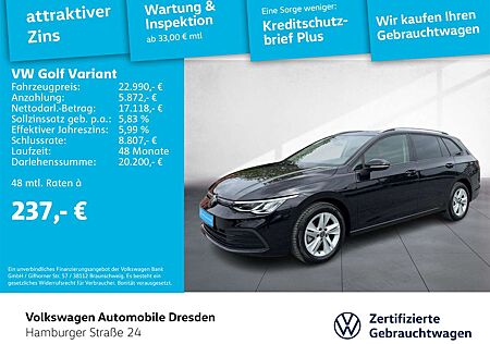 VW Golf Variant Volkswagen Golf VIII Variant Life 1.0 TSI LED TRAVEL KAMERA