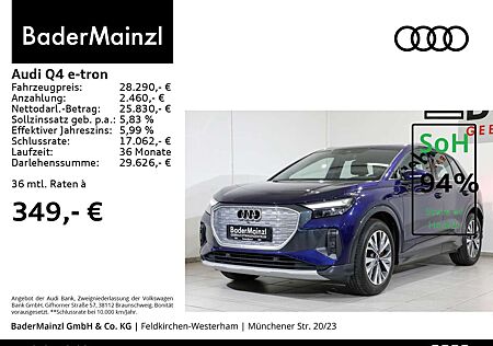 Audi Q4 e-tron 40 Pano SHZ Virtual PDC LED