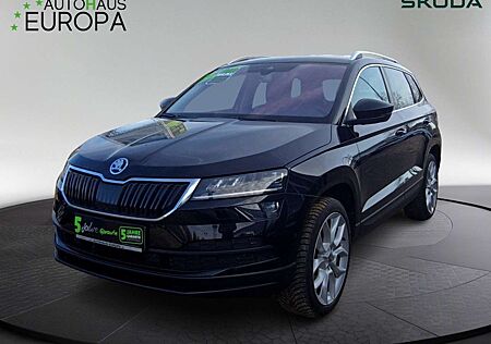 Skoda Karoq gebraucht kaufen Skoda Karoq 2.0 TDI DSG 4x4 Style AHK ACC Leder Kam360 Navi Vi