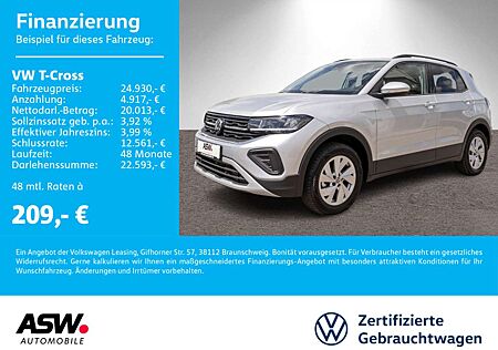 VW T-Cross Volkswagen Life 1.0TSI LED Navi PDC v/h ACC SHZ AHK