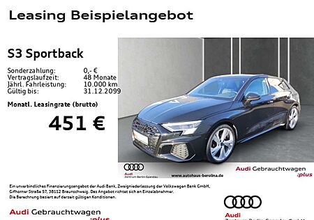 Audi S3 *MATRIX*B&O*Opt.-Schwarz+*NAV+*ACC*