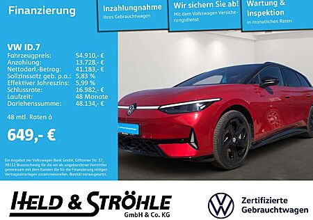 VW ID.7 Volkswagen Tourer GTX 4M AHK 360°KAM WÄPU IQ-LED HUD