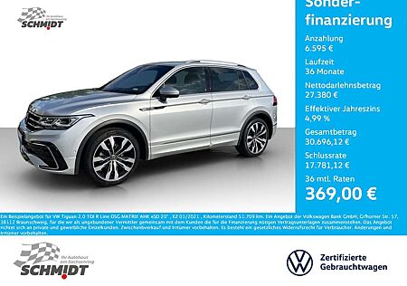 VW Tiguan Volkswagen 2.0 TDI R Line DSG MATRIX AHK eSD 20"
