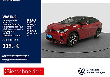 VW ID.5 Volkswagen GTX 4Mo AHK PANO DCC HuD 360