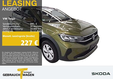 VW Taigo Volkswagen 1.0 TSI LIFE PANO NAVI KAMERA