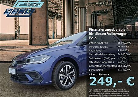 VW Polo Volkswagen MOVE LIFE 1.0l TSI DSG MATRIX NAVI PDC APP