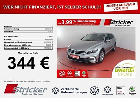 VW Passat Variant Volkswagen GTE 1.4TSI DSG 344,-ohne Anzahlung AHK Pano Stand