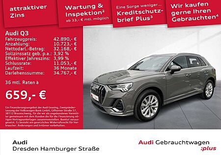 Audi Q3 35 TFSI S line LED Navi AHZV S tronic