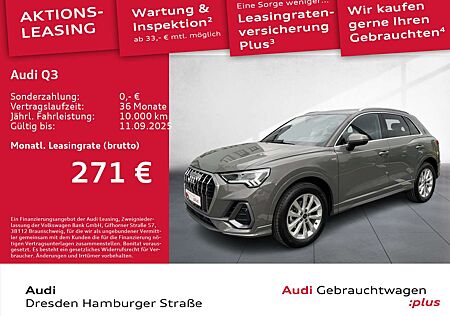 Audi Q3 35 TFSI S line LED Navi AHZV S tronic