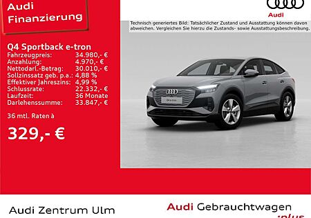 Audi Q4 e-tron Q4 Sportback 40 e-tron 19 ACC AHK LED NAV+ KEYL.