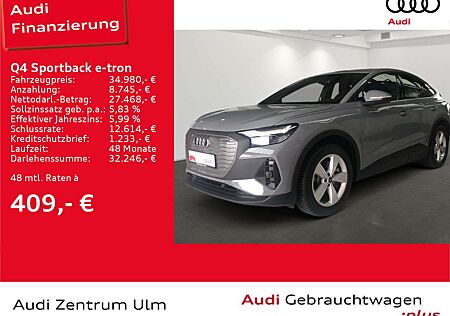 Audi Q4 e-tron Q4 Sportback 40 e-tron 19 ACC AHK LED NAV+ KEYL.
