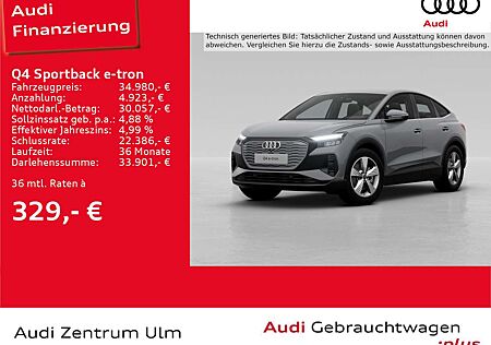 Audi Q4 e-tron Q4 Sportback 40 e-tron 19 ACC AHK LED NAV+ KEYL.