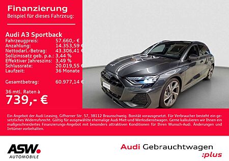 Audi A3 S line 35TDI Stron NAVI LED AHK ACC