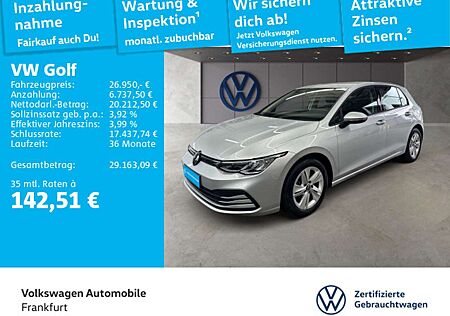 VW Golf Volkswagen VIII 2.0 TDI DSG Life Navi LED DAB+ FrontAs