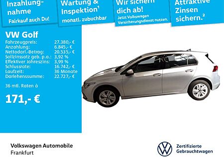 VW Golf Volkswagen VIII 2.0 TDI DSG Life Navi LED DAB+ FrontAs