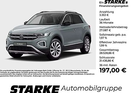 VW T-Roc Volkswagen 1.5 TSI DSG Style