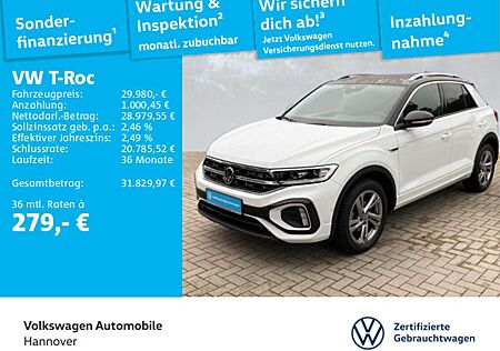 VW T-Roc gebraucht kaufen VW T-Roc Volkswagen 1.5 TSI DSG R-Line Navi AHK Kamera ACC LED