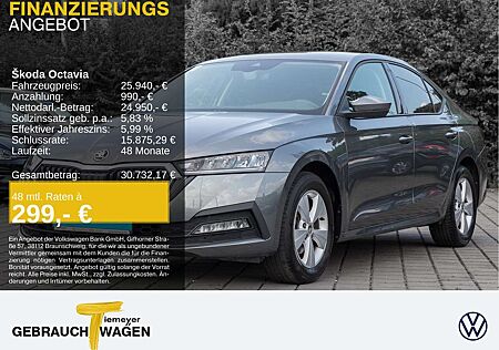 Skoda Octavia 1.5 TSI DSG 150PS SELECTION LM16 KAMERA