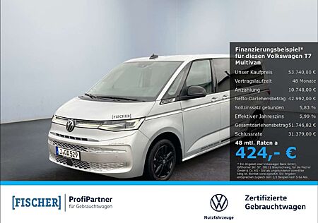 VW T7 Multivan Volkswagen lang 2.0TDI DSG Style Matrix Navi Rear View