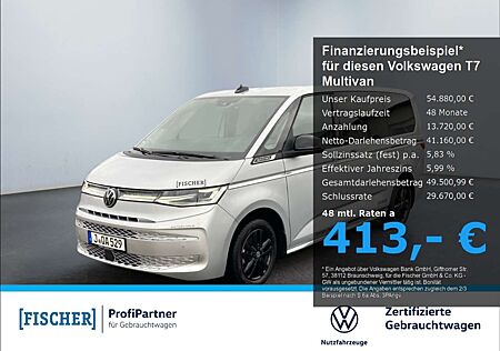 VW T7 Multivan Volkswagen lang 2.0TDI DSG Style Matrix Navi Rear View