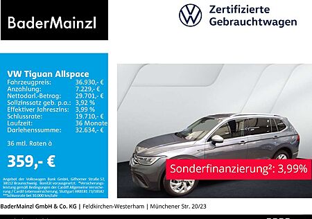 VW Tiguan Allspace Volkswagen 1.5 TSI DSG Life AHK 7-Sitz Navi