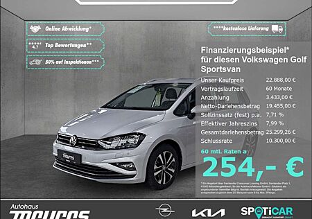 VW Golf Sportsvan Volkswagen VII United DSG Navi Klimaautom Notbremsass.