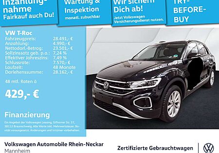 VW T-Roc Volkswagen 1.5 TSI Style DSG Navi AHK LED uvm