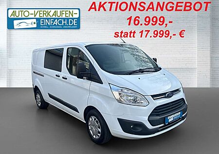 Ford Transit Custom TCDI,L2,6 SITZE,AHK,Klima,RFK,Gar,Mwst,TÜV,Serv