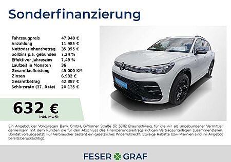 VW Tiguan Volkswagen 2.0 TDI R-Line Black DSG 360° AHK Pano