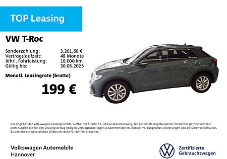 VW T-Roc Volkswagen 1.5 TSI DSG R-Line BlackStyle Navi LED Dig
