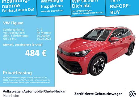 VW Tiguan Volkswagen 2.0 TDI R-Line DSG GAR.2029 Navio AHK Kam