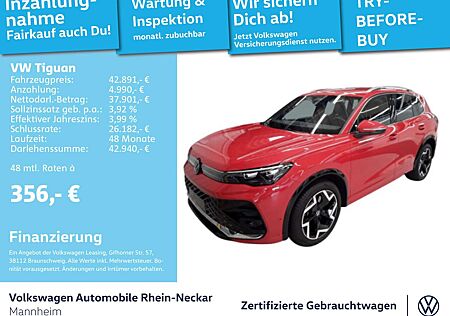 VW Tiguan Volkswagen 2.0 TDI R-Line DSG GAR.2029 Navio AHK Kam