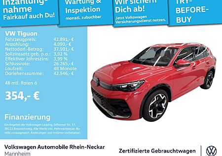 VW Tiguan Volkswagen 2.0 TDI R-Line DSG GAR.2029 Navio AHK Kam