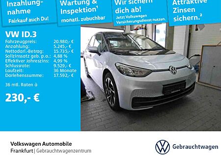 VW ID.3 Volkswagen Pro Navi LED DAB+ FrontAssist