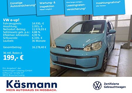 VW e-up! Volkswagen e-up! Style Plus CCS PDC SHZ KAM GRA