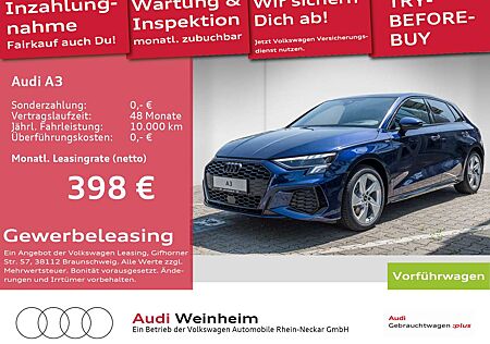 Audi A3 35 2.0 TDI Sportback S line Navi Business LED