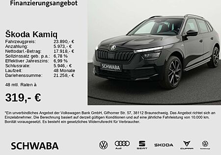 Skoda Kamiq Monte Carlo 1.0 TSI LED*VIRTUAL*ACC*8-fach