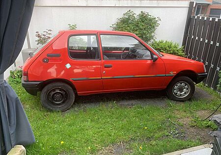 Peugeot 205 Oldtimer. Color line