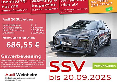 Audi Q6 e-tron Q6 performance edition Pano AHV sound uvm