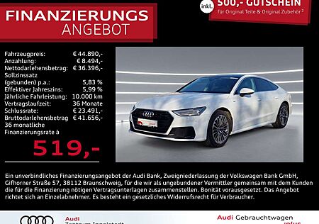 Audi A7 Sportback 50 TFSI e qu S line Pano HuD ACC