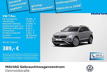 VW T-Roc Volkswagen 1.5 TSI GOAL Navi RearView LED DSG