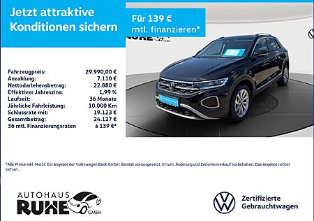 VW T-Roc Volkswagen Style 1.5 TSI 110kW DSG LED FACEL. ACC