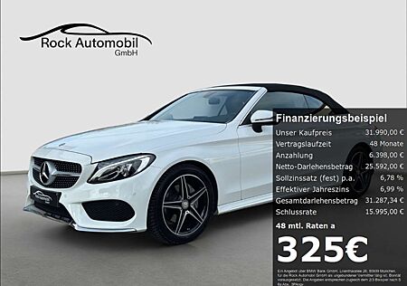 Mercedes-Benz C 180 Cabrio 9G AMG Line Airscarf LED *Garantie*