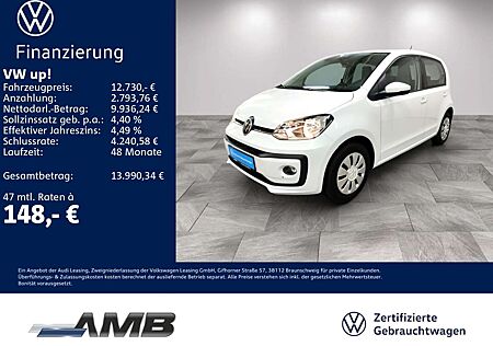 VW Up Volkswagen ! 1.0 Navi/Sitzhzg/Climatronic/4Türen