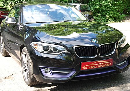 BMW 220 d Coupe Sport Automatik Voll Schwarz Top Gepflegt